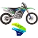 Chrome Series Shroud Graphic Kit for Kawasaki KX250F - Blue/White/Green 27-03102