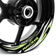 For Suzuki Bandit GSF 1250 07-18 17 Wheel Inner Rim Stickers 17 inch S04B Green