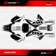 Black & Gray Shift Racing Graphics Kit fits Honda Cr85 03-07 CR 85 Decal