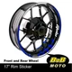 AA01 17" Wheel Rim Stickers Blue Stripes Tape For Honda CB 599 / CB600 HORNET