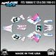 Graphics Kit for Yamaha YZ250 YZ125 (1996-2001) YZ 250 YZ 125 FH - Pink