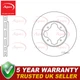 Apec Front Brake Disc Fits Rover 600 Honda Accord 1.9 2.0 2.2 2.3 2.5