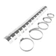 Tusk Aluminum Pipe Guard Silver For KTM 85 SX 19/16 2020-2023