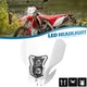 LED Headlight DRL Lamp with White Fairing For Honda CRF450L CRF450RL 2019-2023