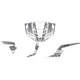 Attack Graphics 1753530187-d32ae3-20 BRUTE Complete UTV Graphics Kit White/Dark