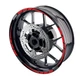 For Honda CB 919 Hornet 900 02-07 Wheel Edge Rim Stickers 17 inch S01B Red