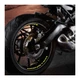 Yellow Inner Stripe Decal Wheel Stickers For Ducati Monster 400 97-04