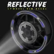 Dot Reflective Wheel Rim Stickers For Kawasaki Ninja 650R 06-21 20 19 18 17 16