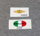 Made in Italy Gas Tank stickers, Ducati Bevel Single, Benelli Motobi MV Gilera