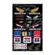 D'COR Decal Sticker Decal Sheet Honda Retro 40-10-103