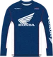 Honda Apparel Honda HRC Long-Sleeve T-Shirt Large Navy/White NP21S-M2482-L
