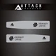 Attack Graphics Renegade Swing Arm Decal Grey For Kawasaki KX250F 2006-2008