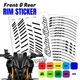 AA02 17 inch Wheel Rim Sticker Stripe For Suzuki Bandit 1200 GSF1200 97-00
