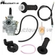 7/8" Carburetor & Throttle Cable & Handle Grip Bar For Honda Z50R 1979-1999