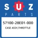57100-28E01-000 Suzuki Case assy,throttle 5710028E01000, New Genuine OEM Part