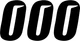 DCOR - 45-27-0 - Slash Number Plate - #0 - Black - 4"