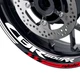 For Honda CBR600RR 03-23 22 21 20 RED Rim Wheel Sticker Decal Tape 17 inch AA01