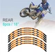 21" 18" A01B Stripe Dirt Bike Wheel Rim Stickers For BETA 500 RS 15-16
