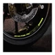 L-Green Inner Stripe Decal Wheel Stickers For Suzuki GSXR 600 92-23