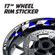 SP13 17'' Rim Wheel Stickers Decal Kit For Suzuki Bandit GSF 1250 07-18 17 16 15