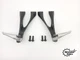 17-24 Honda CBR1000RR R Oem Passenger Peg Set Rear Left Right Bracket Mount