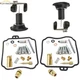 2X Carb Repair Kit Float Plunger Diaphragm For Yamaha V Star 650 XVS650 US STOCK