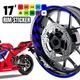 red Wheel Stickers Rim GP01 For Honda CBR1000RR-R Fireblade 20-22 20 21 22