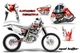 Dirt Bike Graphic Stickers Decals For Honda XR400R 1996-2004 MHATTER W R
