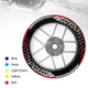 17'' Rim Wheel Stickers Decal For Suzuki GSXS 750 Z 1000 F Hayabusa SV650 X XA