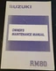 1989 SUZUKI MOTORCYCLE RM80 OWNERS MANUAL P/N 99011-02B23-03A (360)