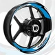 17 inch Rim Decal Wheel Sticker S06 For Ducati Multistrada 1200 S 1260S
