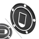 Gas Tank Fuel Cap Cover Protector Pad ABS For Kawasaki Ninja ZX-10R/6R/9R 04-05