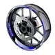 Blue 17" Racing Wheel Rim Stickers For Yamaha FZ09 MT-09 18 19 20 21