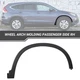 For Honda CR-V 2012-2016 Wheel Arch Molding Passenger Side Front CAPA HO1291105