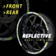 Reflective Rim Wheel Stickers Fits 17" SH11 For Triumph Daytona 1200 1993-1999