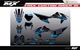 Fit KTM XCW XCFW EXC EXCF 2020 to 2023 & 2019 to 2022 SX SXF XC XCF graphic kit