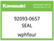 Kawasaki OEM Part 92093-0657 SEAL