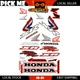 Sticker Kit Grahics Fit Honda XR650 XR650L XR650R Trim Sticker Kit Graphics