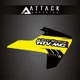 Attack Graphics Renegade Radiator Shroud Decal Yellow