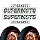 Inner Rim Stickers Supermoto 17" Tape F05 For Honda XR 250SM 03 04 05 XR250 SM