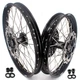 KKE 21/18" Enduro Wheels Fit Suzuki DRZ400 DRZ400E DRZ400S 2000-2024 Black Rims
