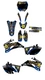 Fits Yamaha YZF250-450 2006 to 2009 yzf450 yz250f graphic kit stickers YZF