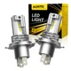 AUXITO H4 9003 HB2 LED Headlight Bulb Kit High Low Beam Super Bright 6500K White