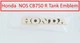 NOS Honda Genuine CB750K CB500 CB550 Fuel Tank Emblem Badge 87121-300-030