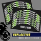 Red Pattern Reflective Decal Stickers SH13 For Ducati Monster 1000 03-05 04