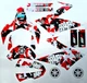 Yamaha XT660 X 2006 onwards Red Comouflage Edition Decor Decal Sticker