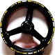 YELLOW WHITE GP STYLE CUSTOM RIM STRIPES WHEEL DECALS TAPE STICKERS YAMAHA MT07
