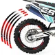 21" 18" A01B Stripe Dirt Bike Wheel Stickers For Suzuki DR-Z 400S 00-23 22 21 20