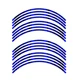 Blue W01B Rim Wheel Sticker For Kawasaki Ninja 400 EX400 2018-2021 20