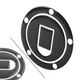 Gas Tank Fuel Cap Cover Protector Pad ABS For Kawasaki Ninja ZX-10R/6R/9R 04-05